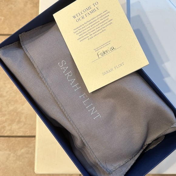 Sarah Flint | Rosie | Navy Suede | Size Women’s 39 / 8.5 US - Picture 3 of 12